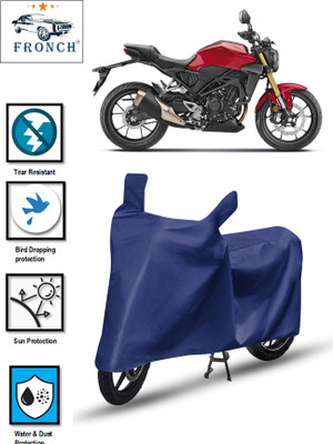 FRONCH Waterproof Two Wheeler Cover for Honda(CB300R, Blue)