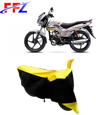 FFZ Waterproof Two Wheeler Cover for Mahindra(Centuro NXT, Black, Yellow)