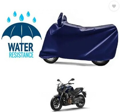 Tritika Waterproof Two Wheeler Cover for Bajaj(Dominar, Blue)