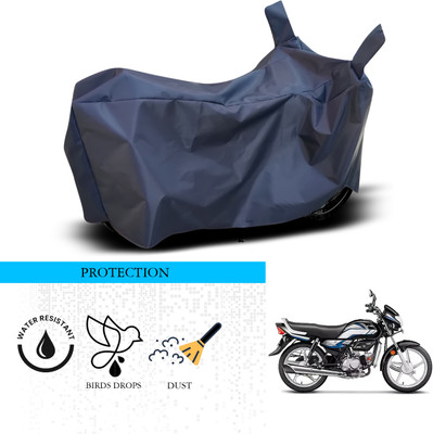 ANTHUB Waterproof Two Wheeler Cover for Hero(HF Deluxe, Blue)