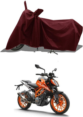 smwzxyu Waterproof Two Wheeler Cover for KTM(390 Duke, Maroon)