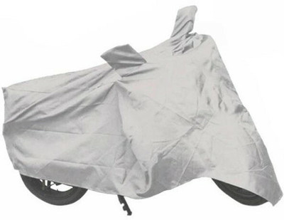 rideZ Waterproof Two Wheeler Cover for Bajaj(Discover 125 DTS-i, Silver)