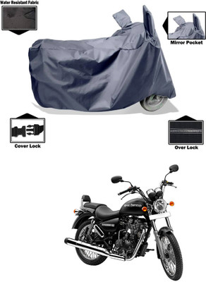 CODOKI Waterproof Two Wheeler Cover for Royal Enfield(Thunderbird 500, Grey)