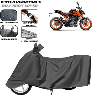 SRP PRODUCT Waterproof Two Wheeler Cover for KTM(200 Duke, Grey)