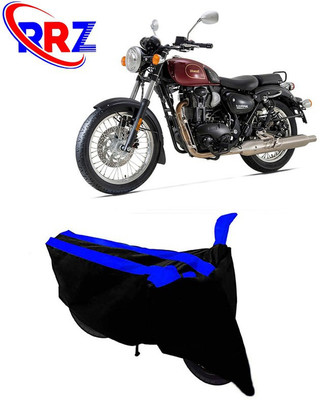 RRZ Waterproof Two Wheeler Cover for Benelli(Imperiale 400, Black, Blue)