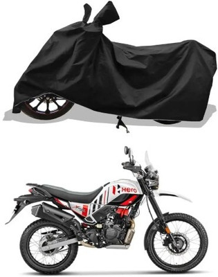 JVBRANGI Waterproof Two Wheeler Cover for Hero(Xpulse 200T, Black)