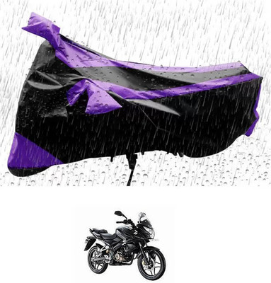 RONISH Waterproof Two Wheeler Cover for Bajaj(Pulsar AS 150, Purple, Black)