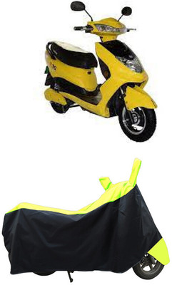 Coxtor Waterproof Two Wheeler Cover for Okinawa(R30 electric scooter, Yellow)