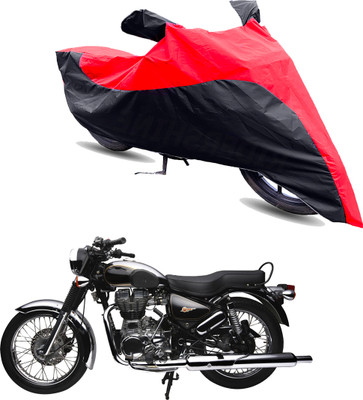 Motodreka Two Wheeler Cover for Royal Enfield(Electra 4S, Red, Black)