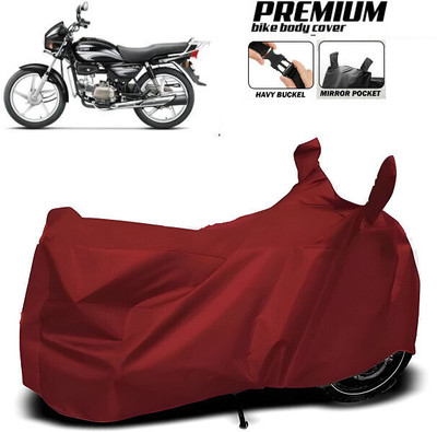 SK AUTO Waterproof Two Wheeler Cover for Hero, Honda, Bajaj, TVS, Suzuki(Maroon)