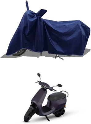 MMSSTAR Waterproof Two Wheeler Cover for Ola(Electric Scooter, Blue)