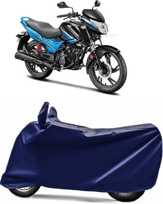 MMSSTAR Waterproof Two Wheeler Cover for Hero(Glamour i3s, Blue)