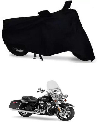 THE REAL ARV Waterproof Two Wheeler Cover for Harley Davidson(Road King, Black)