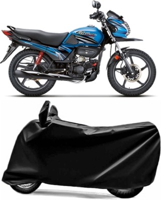 V VINTON Two Wheeler Cover for Hero(Passion Pro TR, Black)