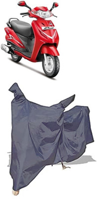 Amexride Two Wheeler Cover for Hero(Duet LX 110CC BS6, Grey)