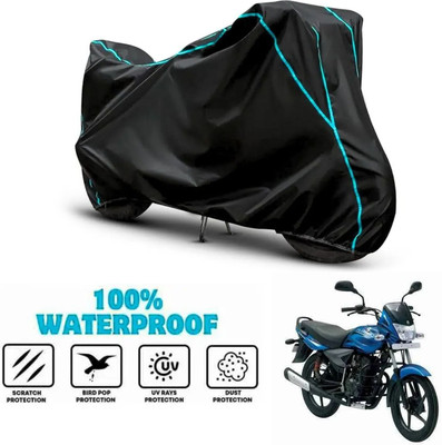 ANTHUB Waterproof Two Wheeler Cover for Bajaj(Platina 125, Black)