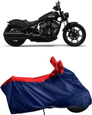 Autofly Waterproof Two Wheeler Cover for Indian(Chief Dark Horse, Blue, Red)