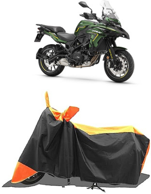 GROFATIK Two Wheeler Cover for Benelli(TRK 502, Orange)