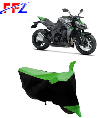 FFZ Two Wheeler Cover for Kawasaki(Z1000, Black, Green)