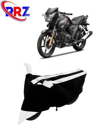 RRZ Waterproof Two Wheeler Cover for TVS(Apache RTR 180, Black, White)