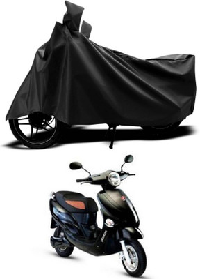 KEDIT Two Wheeler Cover for Hero(Electric Photon, Black)