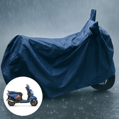 PAGORA Waterproof Two Wheeler Cover for Hero(Pleasure+ 110, Blue)