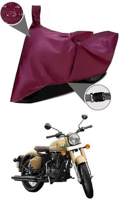 DeepShakshi AUTOMOTIVE Two Wheeler Cover for Royal Enfield(350 BS6, Maroon)