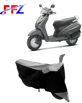 FFZ Waterproof Two Wheeler Cover for Honda(Activa 3G, Black, Grey)