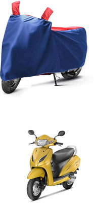 KAHRA Waterproof Two Wheeler Cover for Hero(Activa 5G, Blue, Red)