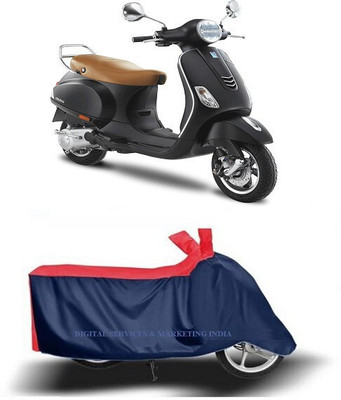 DeepShakshi AUTOMOTIVE Waterproof Two Wheeler Cover for Vespa(VXL 150 BS6, Blue)
