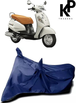 KPM TRADERS Waterproof Two Wheeler Cover for Suzuki(Access 125, Blue)