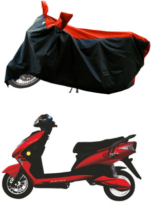 DeepShakshi AUTOMOTIVE Waterproof Two Wheeler Cover for Kinetic(Zing, Red)