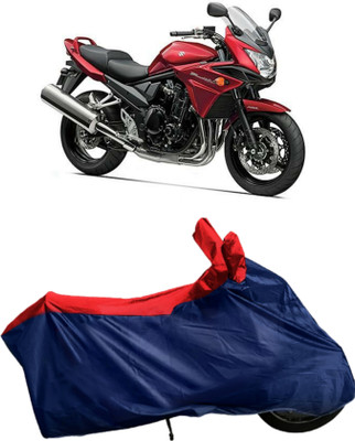 Autofly Waterproof Two Wheeler Cover for Suzuki(Bandit, Blue, Red)