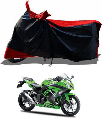 DeepShakshi AUTOMOTIVE Waterproof Two Wheeler Cover for Kawasaki(Ninja 300 BS6, Red)