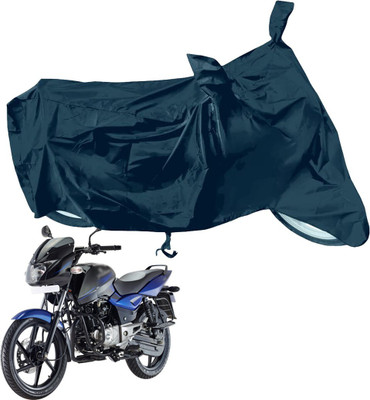 RiderShine Waterproof Two Wheeler Cover for Bajaj(Pulsar 150, Black)