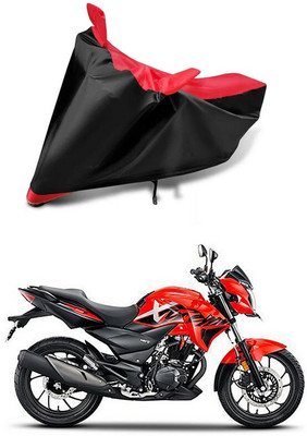 AutoGalaxy Waterproof Two Wheeler Cover for Hero(Xtreme 200R, Red, Black)
