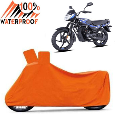 Autoinnovation Waterproof Two Wheeler Cover for Bajaj(CT110, Orange)