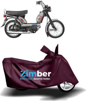 THE REAL ARV Two Wheeler Cover for TVS(XL 100, Maroon)