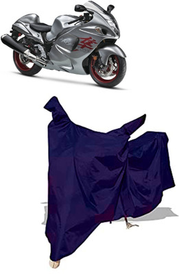 Amexride Two Wheeler Cover for Suzuki(GSX R1300 Hayabusa, Blue)