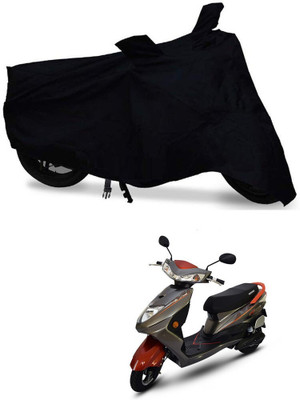 DeepShakshi AUTOMOTIVE Waterproof Two Wheeler Cover for Okinawa(Ridge Plus, Black)