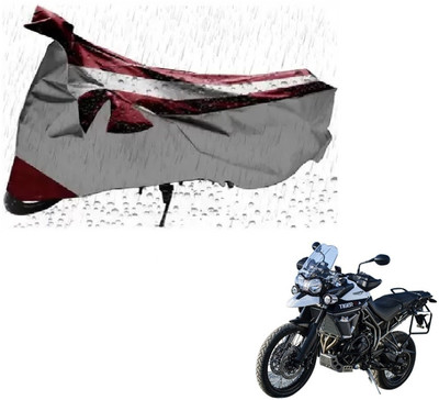 MISSION COLLECTION Waterproof Two Wheeler Cover for Triumph(Tiger 800 XCA, Silver)