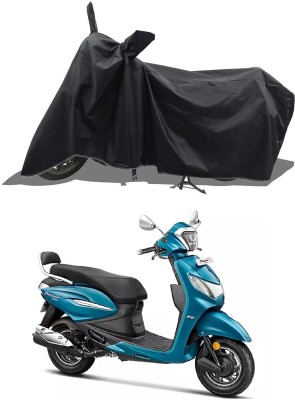 KANISHA ENTERPRISES Waterproof Two Wheeler Cover for Hero(Pleasure Plus, Black)