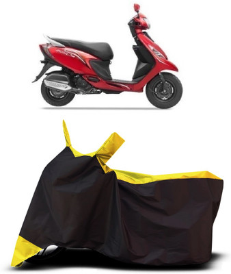 VESMEI Two Wheeler Cover for TVS(Zest 110 BS6, Yellow)