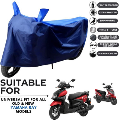 MADAFIYA Two Wheeler Cover for Yamaha(RayZR 125 Fi, Blue, Blue)