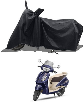 PAGORA Waterproof Two Wheeler Cover for TVS(Jupiter, Black)
