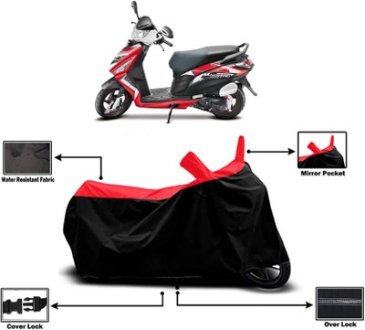 KEDIT Two Wheeler Cover for Hero(Maestro Edge, Red)