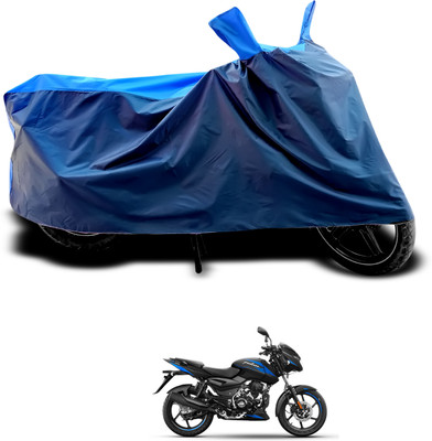 CODOKI Waterproof Two Wheeler Cover for Bajaj(Pulsar 125 Neon, Black, Blue)