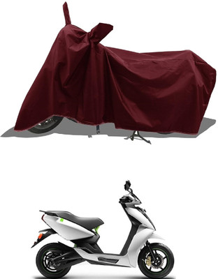 MWBB Waterproof Two Wheeler Cover for Ather(450, Maroon)