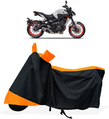 Tricway Two Wheeler Cover for Yamaha(MT 09 BS6, Orange)