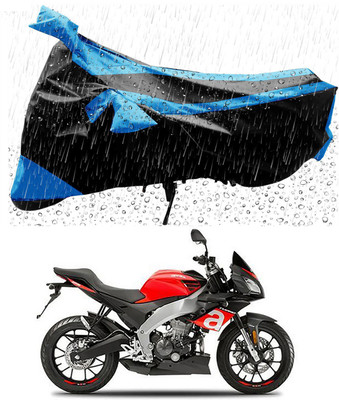 Furious3D Two Wheeler Cover for Aprilia(Tuono 150, Blue, Black)